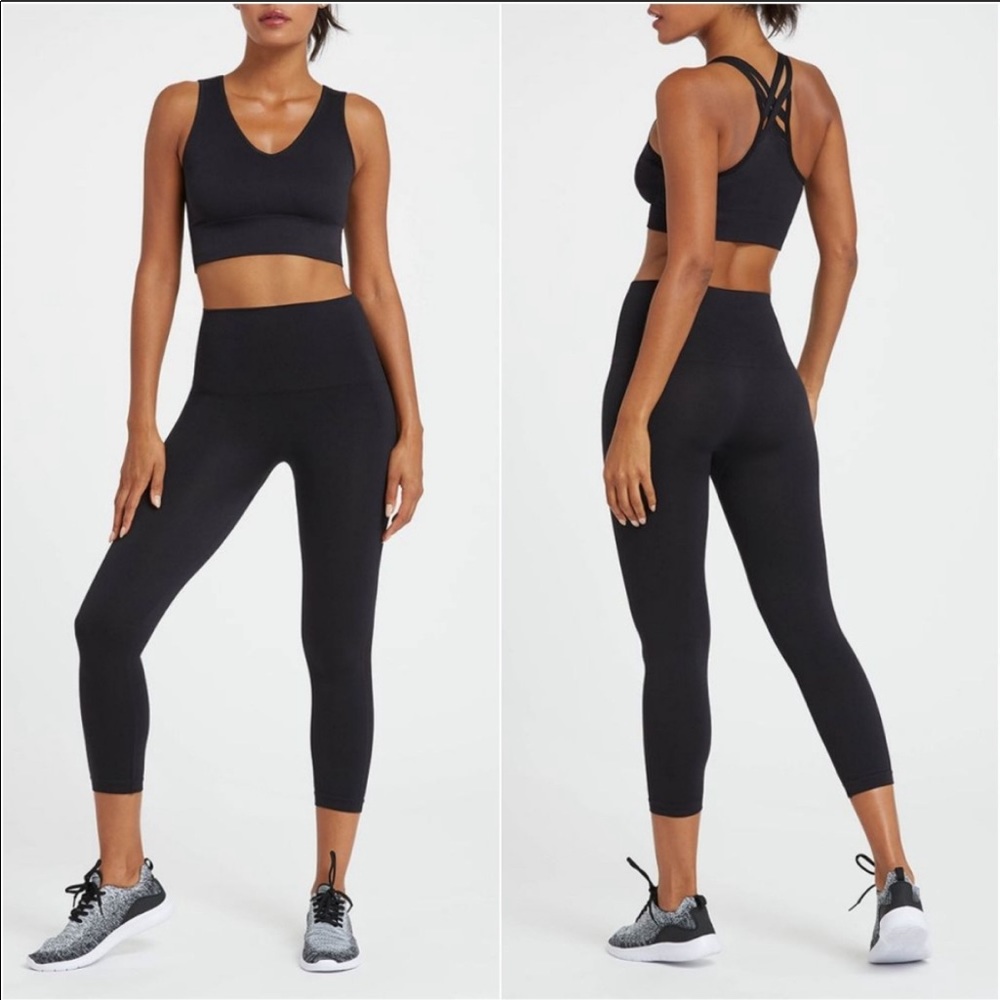 Spanx Look at Me Athletic Seamless Crop Leggings